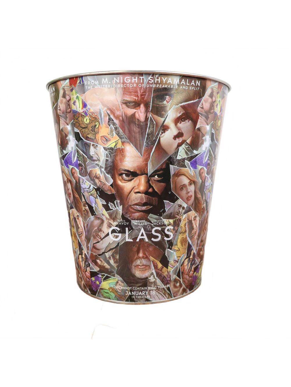 Glass 2019 Movie Popcorn Bucket Theater Promo 130oz M. Night Shyamalan